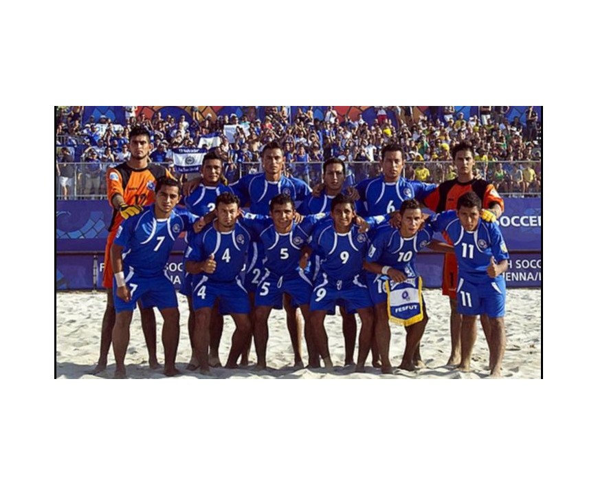 El Salvador queda en el grupo C de la Copa Mundial de futbol playa