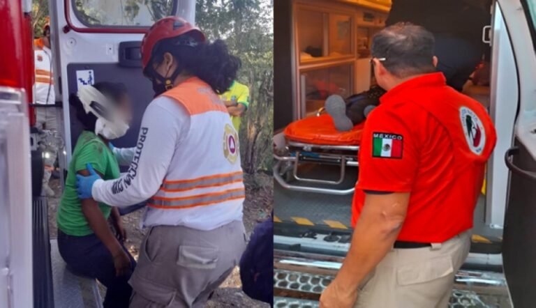 Más de 20 migrantes guatemaltecos lesionados tras vuelco de camión en México